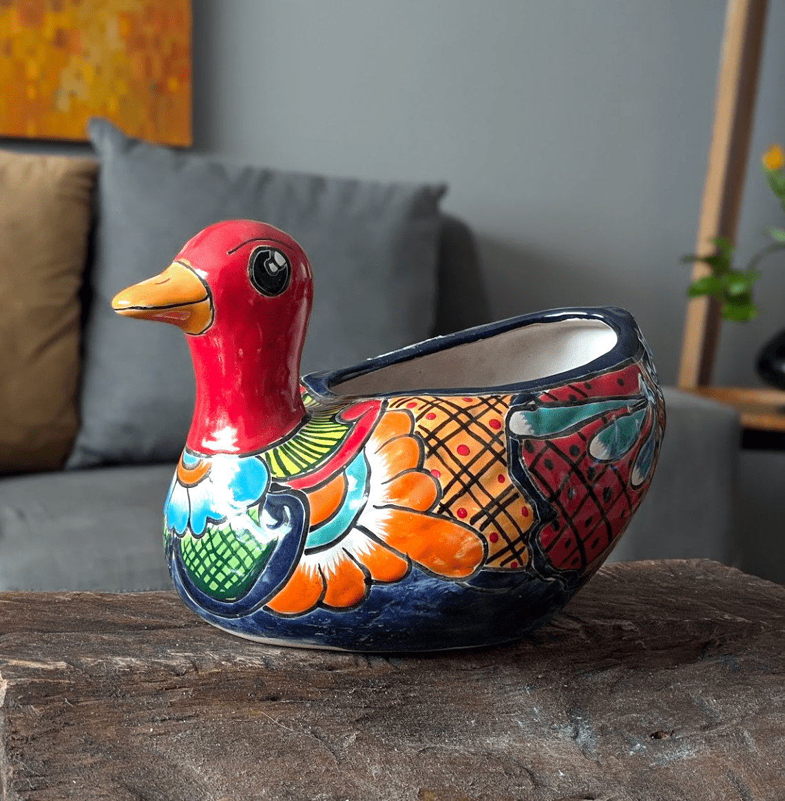 Case of 4 Talavera Duck Planter