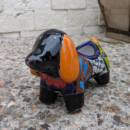 Case of 4 Talavera Dog Planter