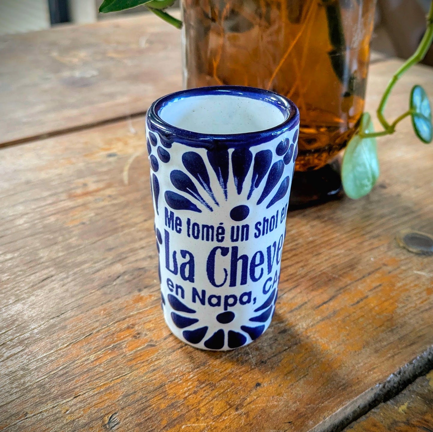 Customized Talavera Tequila Shot Glass