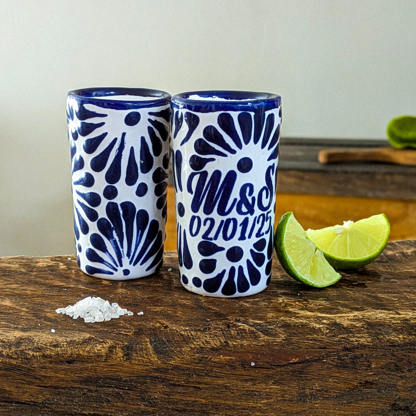Customized Talavera Tequila Shot Glass / MOQ 35